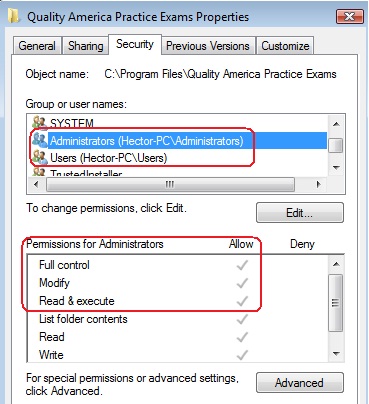 Permissions